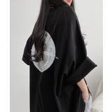 ブラック | バックプリントTシャツ ゆったりビッグt | ANGELCLOSET