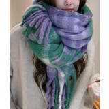 ラベンダー | ボリュームマフラー大判 ふわふわマフラー | Miniministore