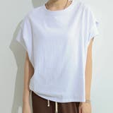 ホワイト | ショルダータックTシャツ レディース半袖 | ANGELCLOSET