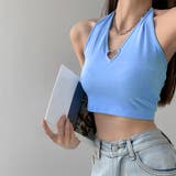 ブルー | タンクトップ キャミソール セクシー美背 | Miniministore