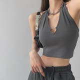 ダークグレー | タンクトップ キャミソール セクシー美背 | Miniministore
