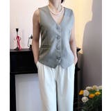 ライトグレー | テーラードベスト ジレ 韓国風 アウター | Miniministore