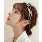 ホワイト*ゴールド | ヘアアレンジグッズ 大人フェミニン髪留め レディース | SUNSHINE CLOSET
