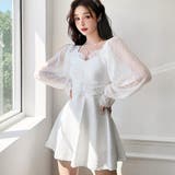 ホワイト | ワンピース水着 体型カバー ハイウエスト | Miniministore