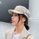 ホワイト | 帽子 レディース キャスケット | Miniministore