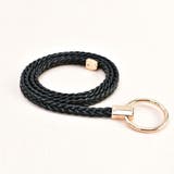 ブラック | メッシュベルト 編み込み 韓国風 PU | Miniministore