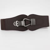 ブラウン | バックルベルト レディース ゴム 合金 | Miniministore