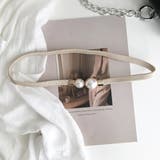ベージュ | バックルベルト レディース ゴム仕様 | Miniministore