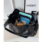 大容量PUレザートートバッグ肩掛け韓国風 | Miniministore | 詳細画像12