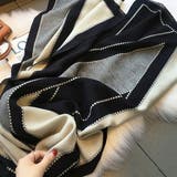 大判マフラー リバーシブル 幾何学柄 | Miniministore | 詳細画像13