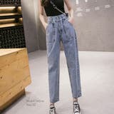 デニムパンツ ハイウエスト パンツ | Miniministore | 詳細画像3