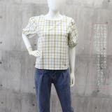 ブラウス シャツ チェック柄 ボリューム袖 | Miniministore | 詳細画像3