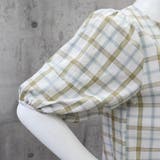 ブラウス シャツ チェック柄 ボリューム袖 | Miniministore | 詳細画像6