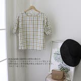 ブラウス シャツ チェック柄 ボリューム袖 | Miniministore | 詳細画像7