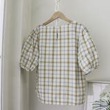 ブラウス シャツ チェック柄 ボリューム袖 | Miniministore | 詳細画像8