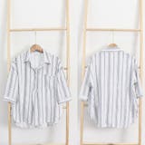 ストライプシャツ ブラウス トップス | Miniministore | 詳細画像3 