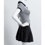 サマーニット夏Vネック半袖ニットトップス | Miniministore | 詳細画像12 