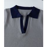 サマーニット夏Vネック半袖ニットトップス | Miniministore | 詳細画像16 