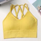 イエロー | ブラ カップ入り ブラキャミ | Miniministore