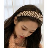 跡つかないカチューシャ ゼブラ柄 韓国風 | Miniministore | 詳細画像5