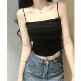 カップ付きキャミソール インナーギャザー | Miniministore | 詳細画像4 