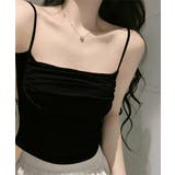 カップ付きキャミソール インナーギャザー | Miniministore | 詳細画像5 