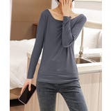 レディースインナー長袖 タイトカットソー | Miniministore | 詳細画像2 