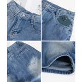 デニムショートパンツ ハイウエスト美脚夏 | Miniministore | 詳細画像15