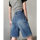 デニムショートパンツ ハイウエスト美脚夏 | Miniministore | 詳細画像5