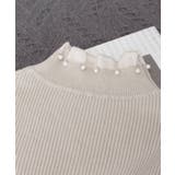 リブニットトップス ハイネック長袖春秋冬 | Miniministore | 詳細画像25