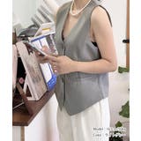 テーラードベスト ジレ 韓国風 アウター | Miniministore | 詳細画像13 