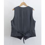テーラードベスト ジレ 韓国風 アウター | Miniministore | 詳細画像16 