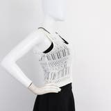 透かし編み タンクトップ スクエアネック | Miniministore | 詳細画像15