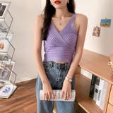 ニットタンクトップ トップス ショート丈 | Miniministore | 詳細画像13 