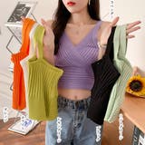 ニットタンクトップ トップス ショート丈 | Miniministore | 詳細画像2 