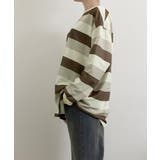 ボーダー柄Ｔシャツカットソープルオーバー | Miniministore | 詳細画像10 