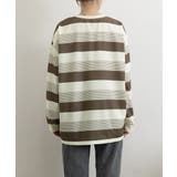 ボーダー柄Ｔシャツカットソープルオーバー | Miniministore | 詳細画像11 