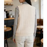 ニットベスト ケーブル編み 重ね着韓国風 | Miniministore | 詳細画像12