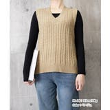 ニットベスト ケーブル編み 重ね着韓国風 | Miniministore | 詳細画像16