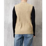 ニットベスト ケーブル編み 重ね着韓国風 | Miniministore | 詳細画像18