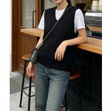 ニットベスト ケーブル編み 重ね着韓国風 | Miniministore | 詳細画像8