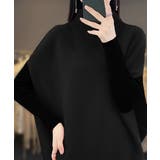 ニットベスト ジレ タートルネック重ね着 | Miniministore | 詳細画像3 