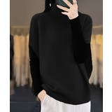 ニットベスト ジレ タートルネック重ね着 | Miniministore | 詳細画像4 