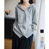 ダブルジップニットカーディガン 羽織 春 | Miniministore | 詳細画像1 