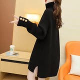 リブニット タートルネック トップス | Miniministore | 詳細画像14