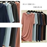 無地 ロング丈 Tシャツ ワンピース 夏 | Miniministore | 詳細画像5