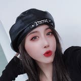 ベレー帽 帽子 レディース チェーン付き | Miniministore | 詳細画像5