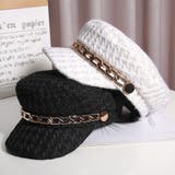 ツイード風キャスケット 帽子 レディース | Miniministore | 詳細画像1