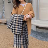 大判ストール千鳥柄マフラー リバーシブル | Miniministore | 詳細画像6