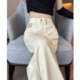 ハイウエストデニムパンツ ジーンズ 美脚 | Miniministore | 詳細画像3 